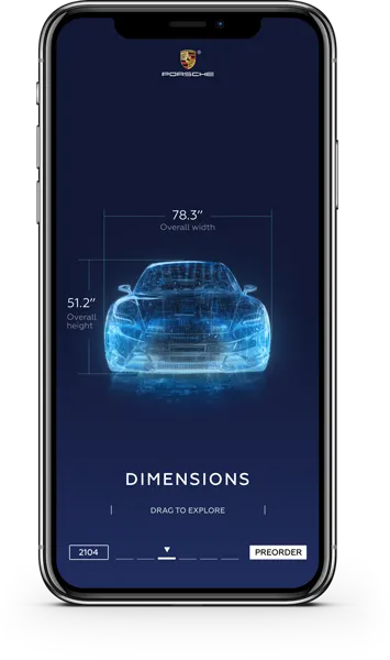 Dimensions on a phone