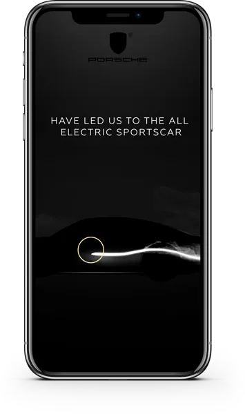 The second teaser screen on a phone